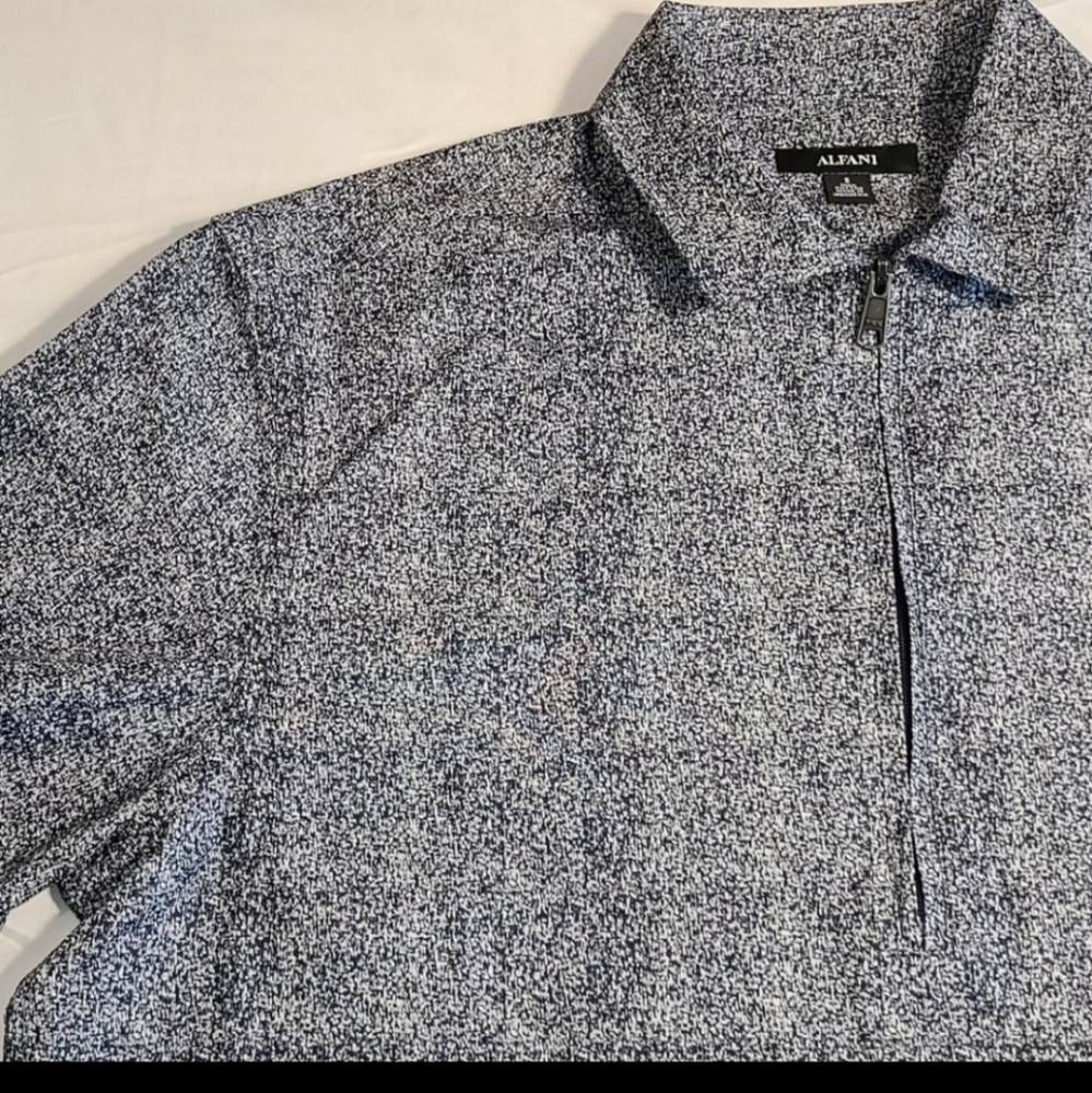 Alfani 1/4 zip shirt jacket - Picture 6 of 16